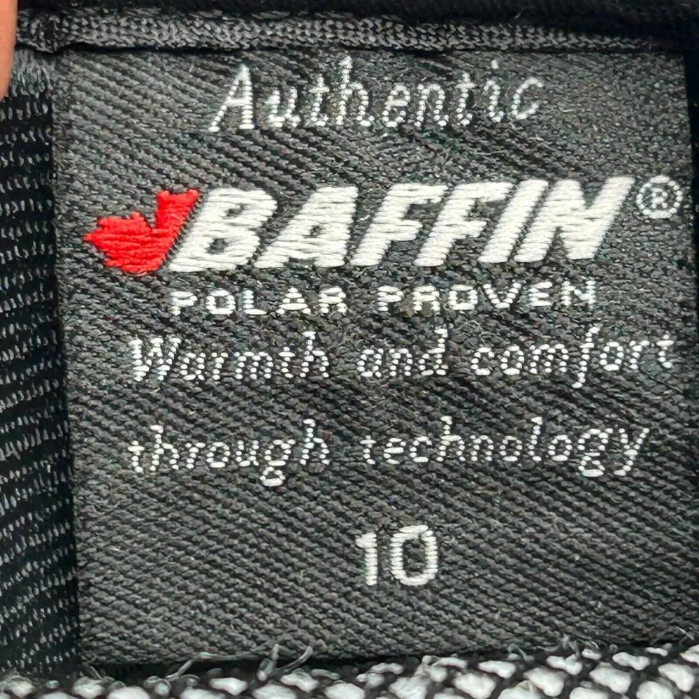 Baffin Black Gray Winter Snow Boots